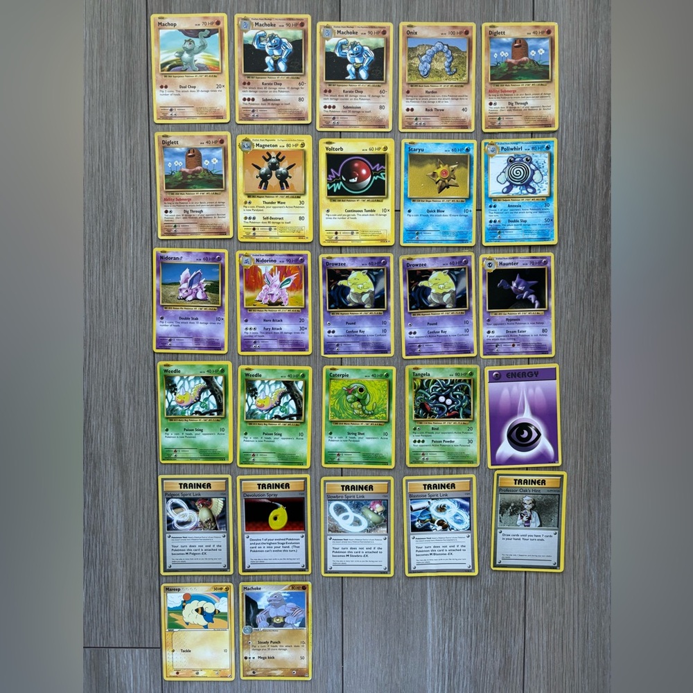 Lot of 27 Vintage Pokemon Cards